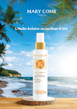 SUN BRONZE
L'Huile Solaire au parfum d'&eacute;t&eacute;